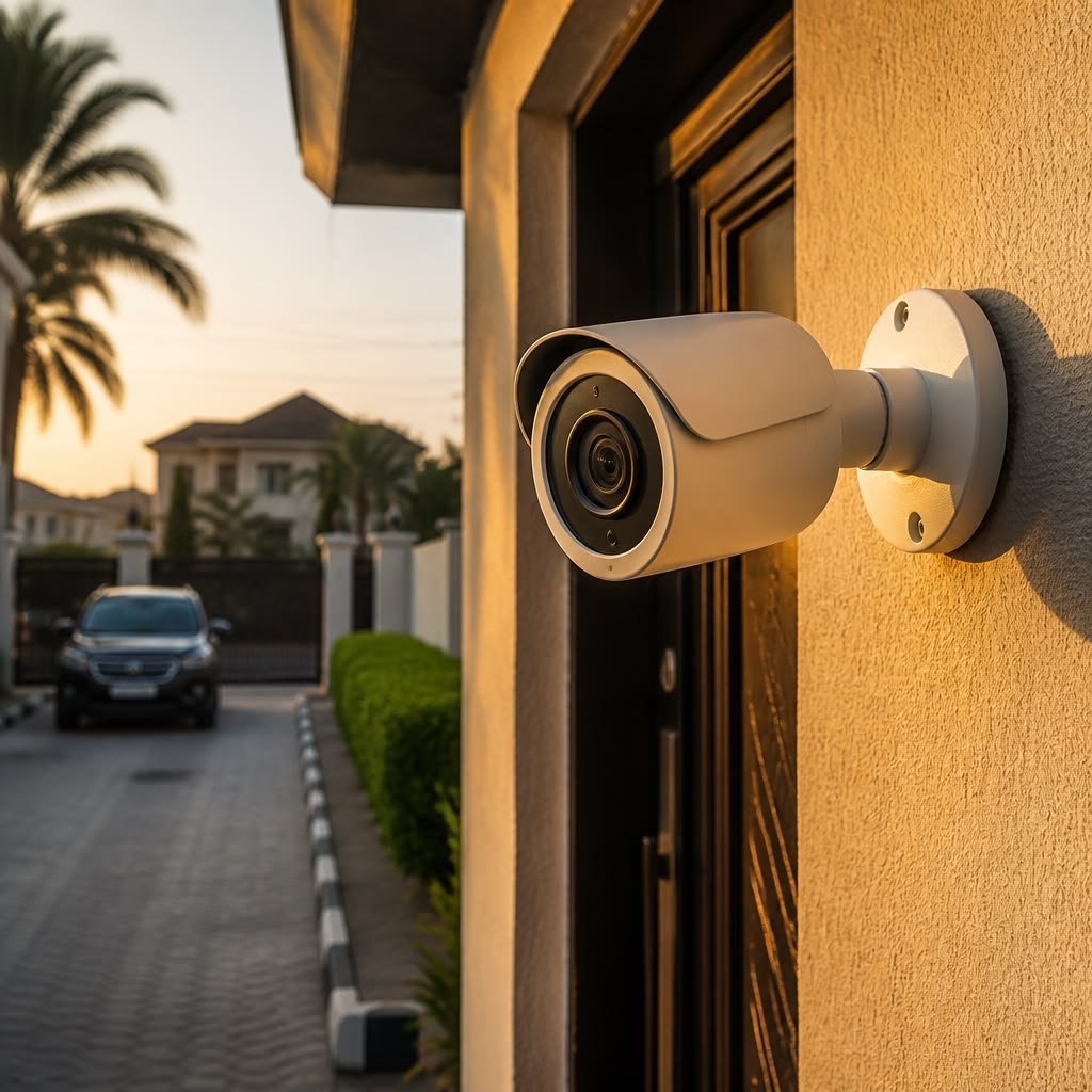 Smart IP security camera installation