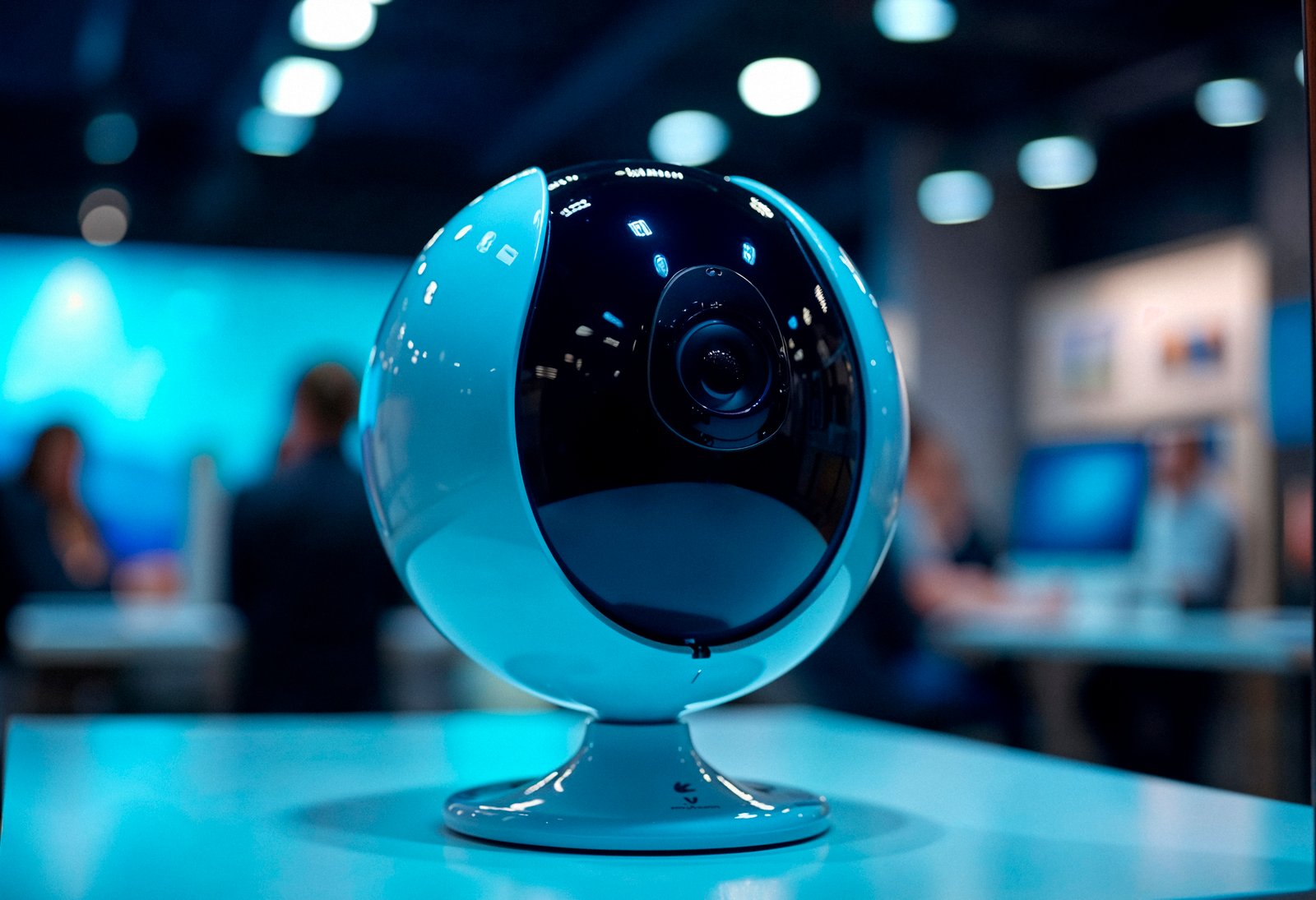 Security camera protecting a home exterior