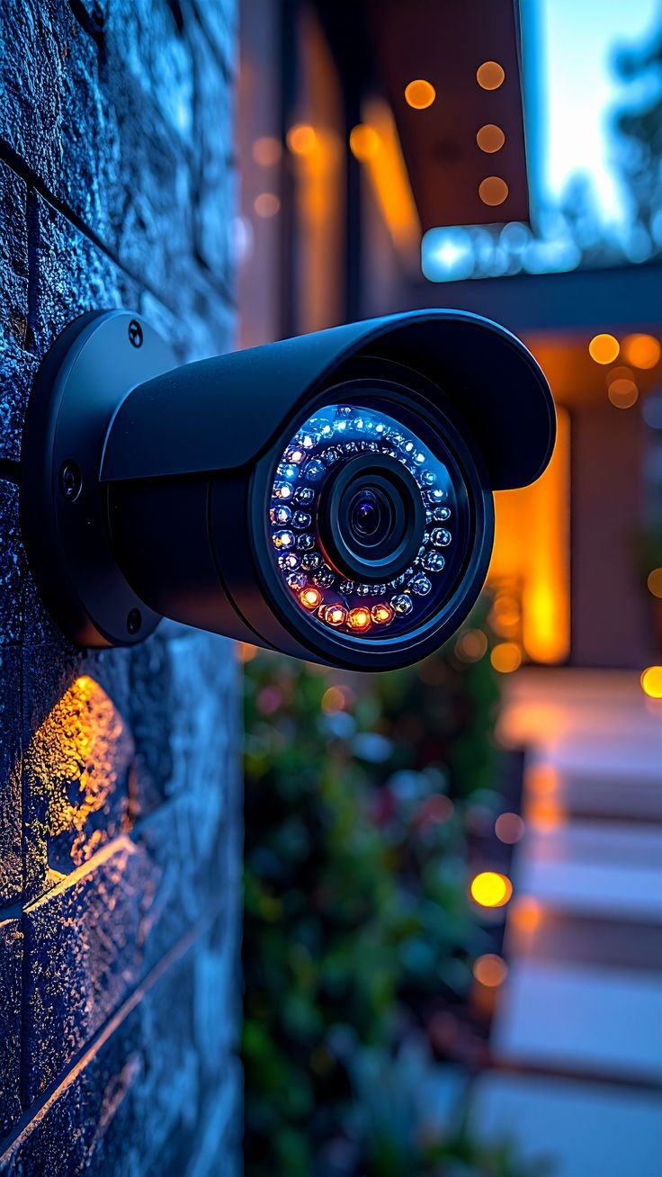 Professional security camera installation